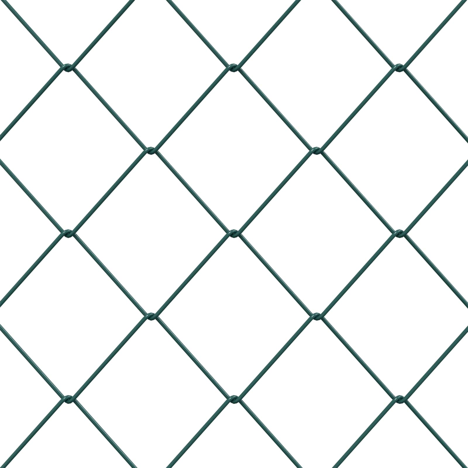 Draadgaashek Groen 2 x 10 m Staal