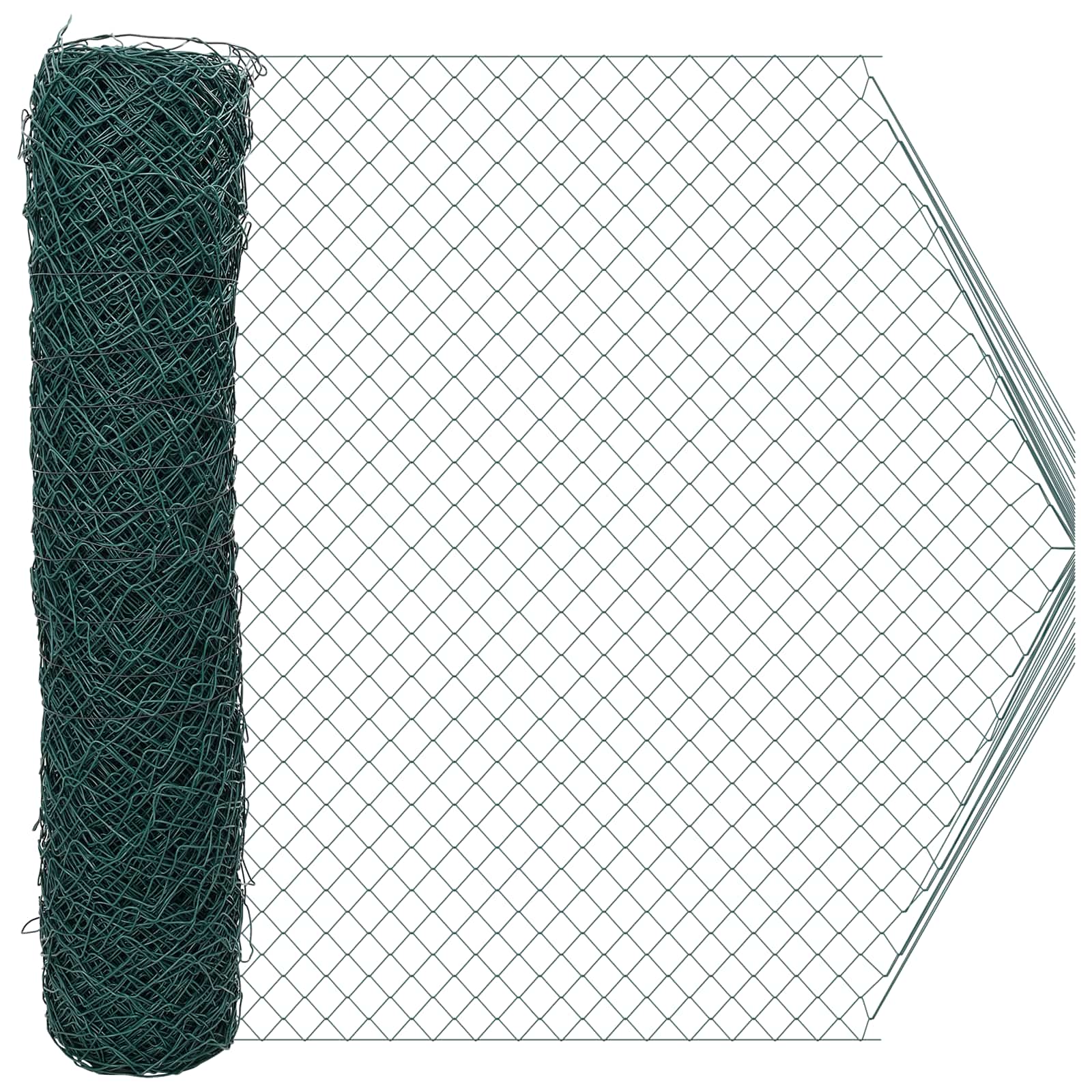 Kettenschakelhek Groen 2 x 20 m Staal