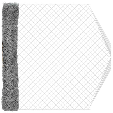 Kettenschakelhek Gegalvaniseerd 2 x 10 m Glas