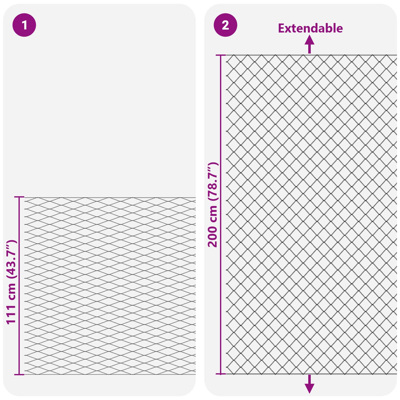 Kettenschakelhek Gegalvaniseerd 2 x 10 m Glas