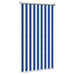 Buitenrolgordijn 90% UV-blok Blauw en Witte Streep 80 x 140 cm