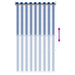 Buitenrolgordijn 90% UV-blok Blauw en Witte Streep 100 x 140 cm