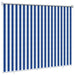 Buitenrolgordijn 90% UV-blok Blauw en Witte Streep 220 x 140 cm