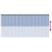 Buitenrolgordijn 90% UV-blok Blauw en Witte Streep 350 x 140 cm