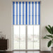Buitenrolgordijn 90% UV-blok Blauw en Witte Streep 60 x 230 cm