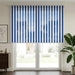 Buitenrolgordijn 90% UV-blok Blauw en Witte Streep 120 x 230 cm