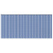 Buitenrolgordijn 90% UV-blok Blauw en Witte Streep 400 x 230 cm