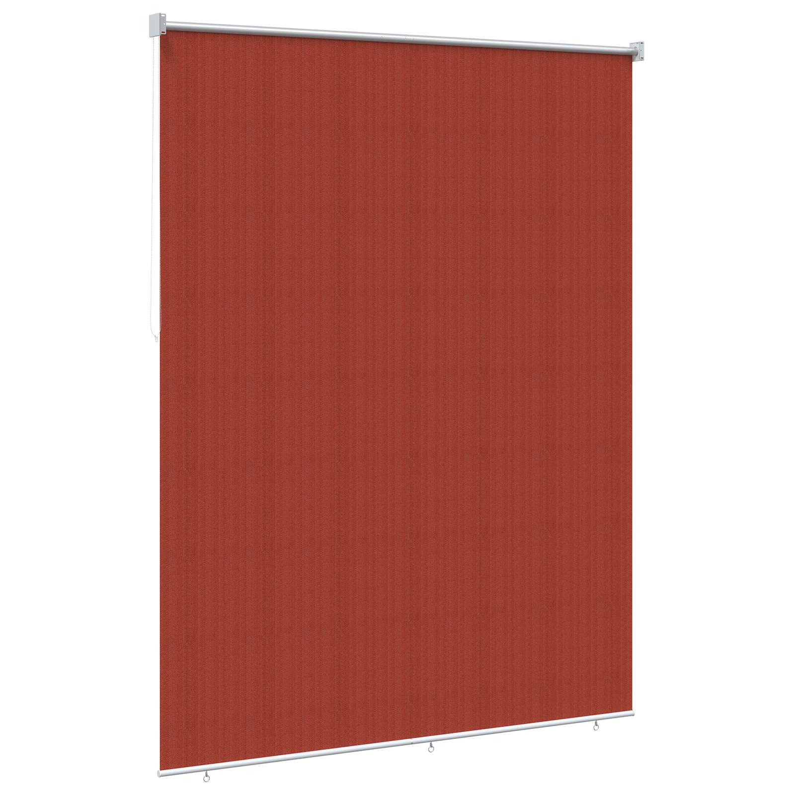 Buitenrolgordijn 90% UV-blok Terracotta 180 x 230 cm HDPE