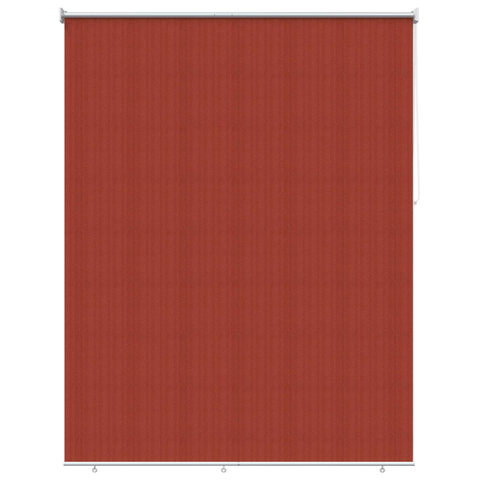 Buitenrolgordijn 90% UV-blok Terracotta 180 x 230 cm HDPE