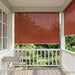 Buitenrolgordijn 90% UV-blok Terracotta 240 x 230 cm HDPE