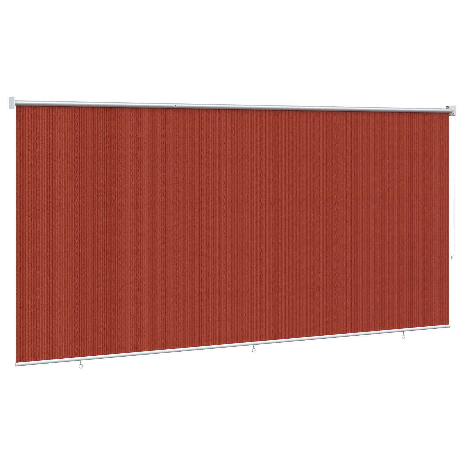 Buitenrolgordijn 90% UV-blok Terracotta 240 x 230 cm HDPE
