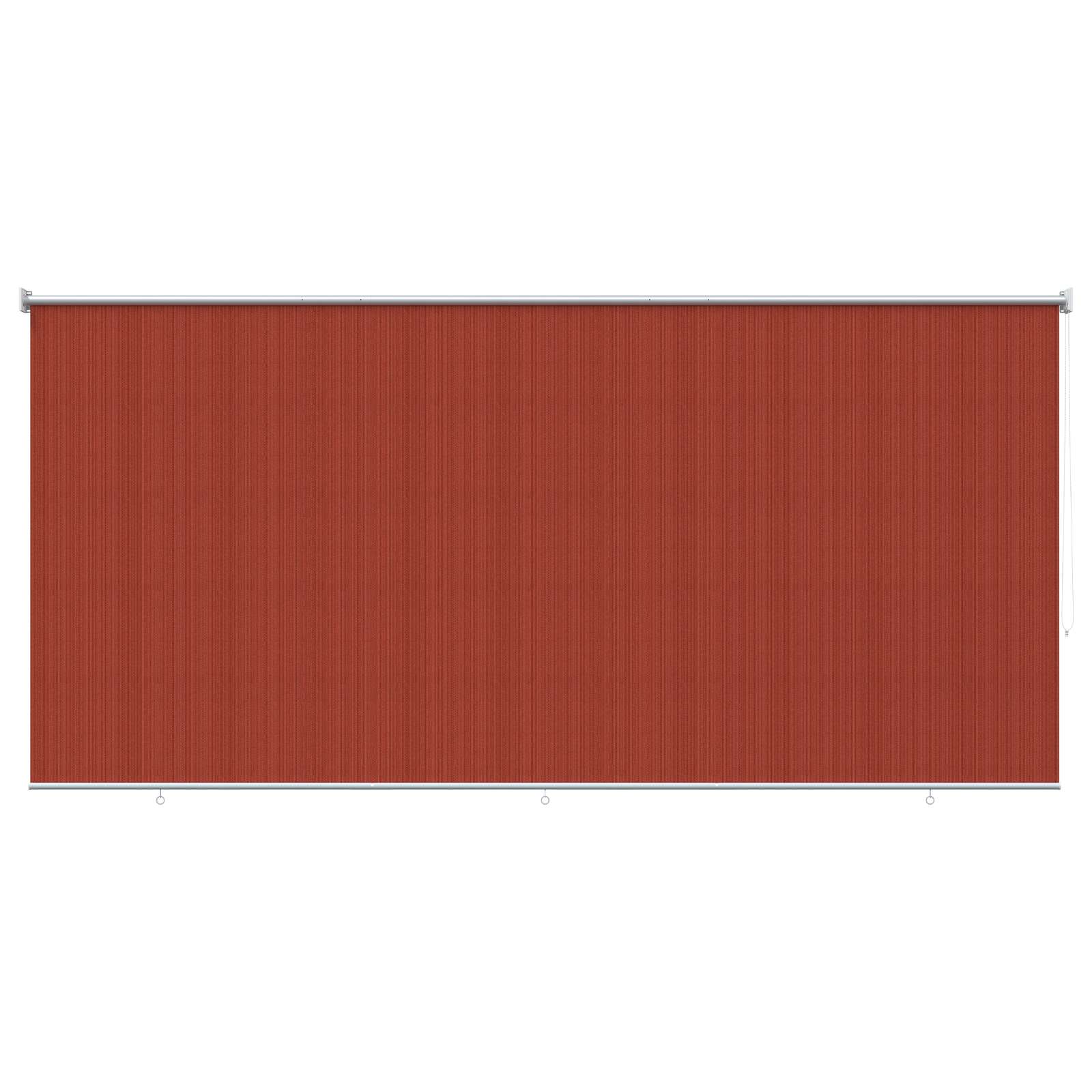 Buitenrolgordijn 90% UV-blok Terracotta 240 x 230 cm HDPE