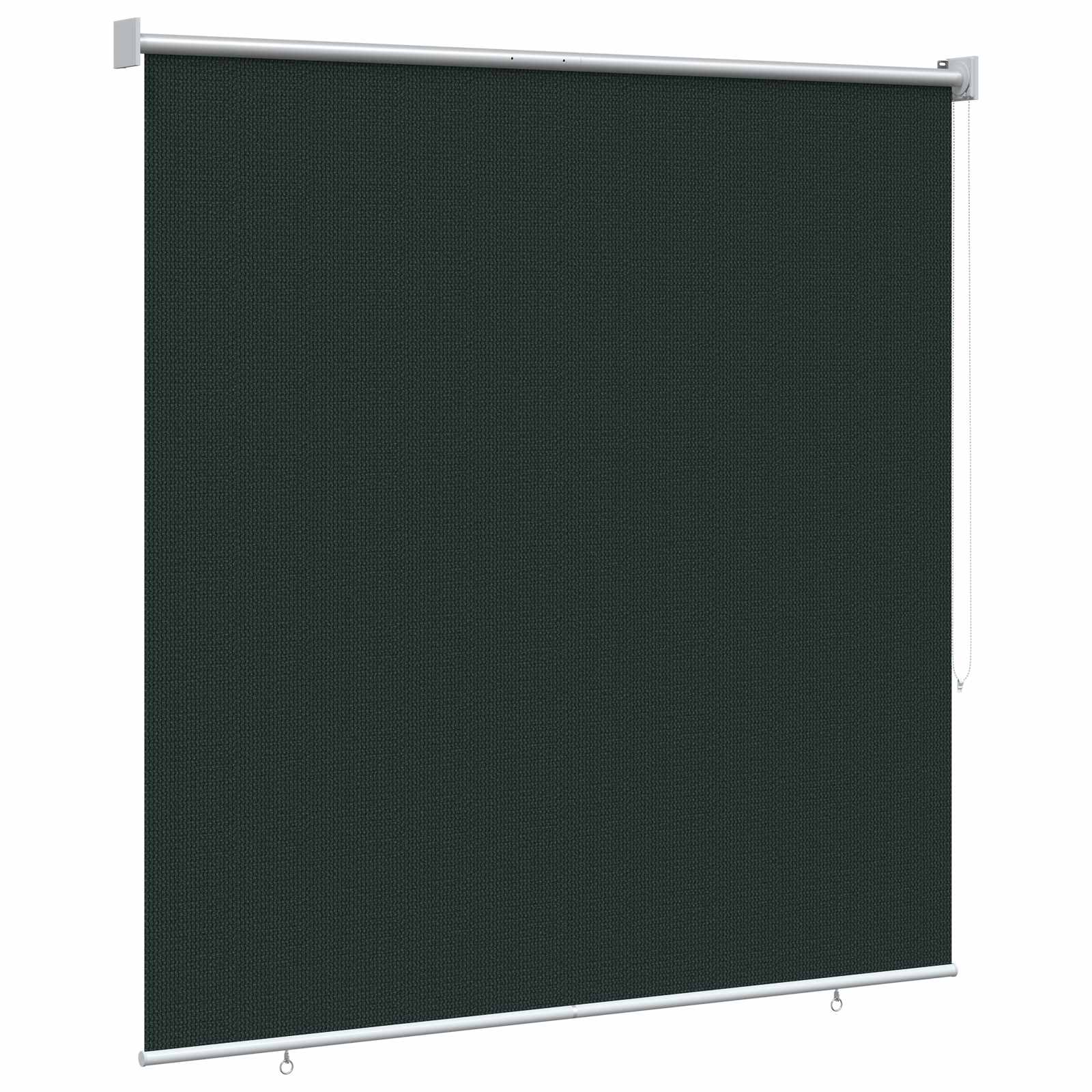 Buitenrolgordijn 90% UV-blok Donkergroen 160 x 230 cm HDPE