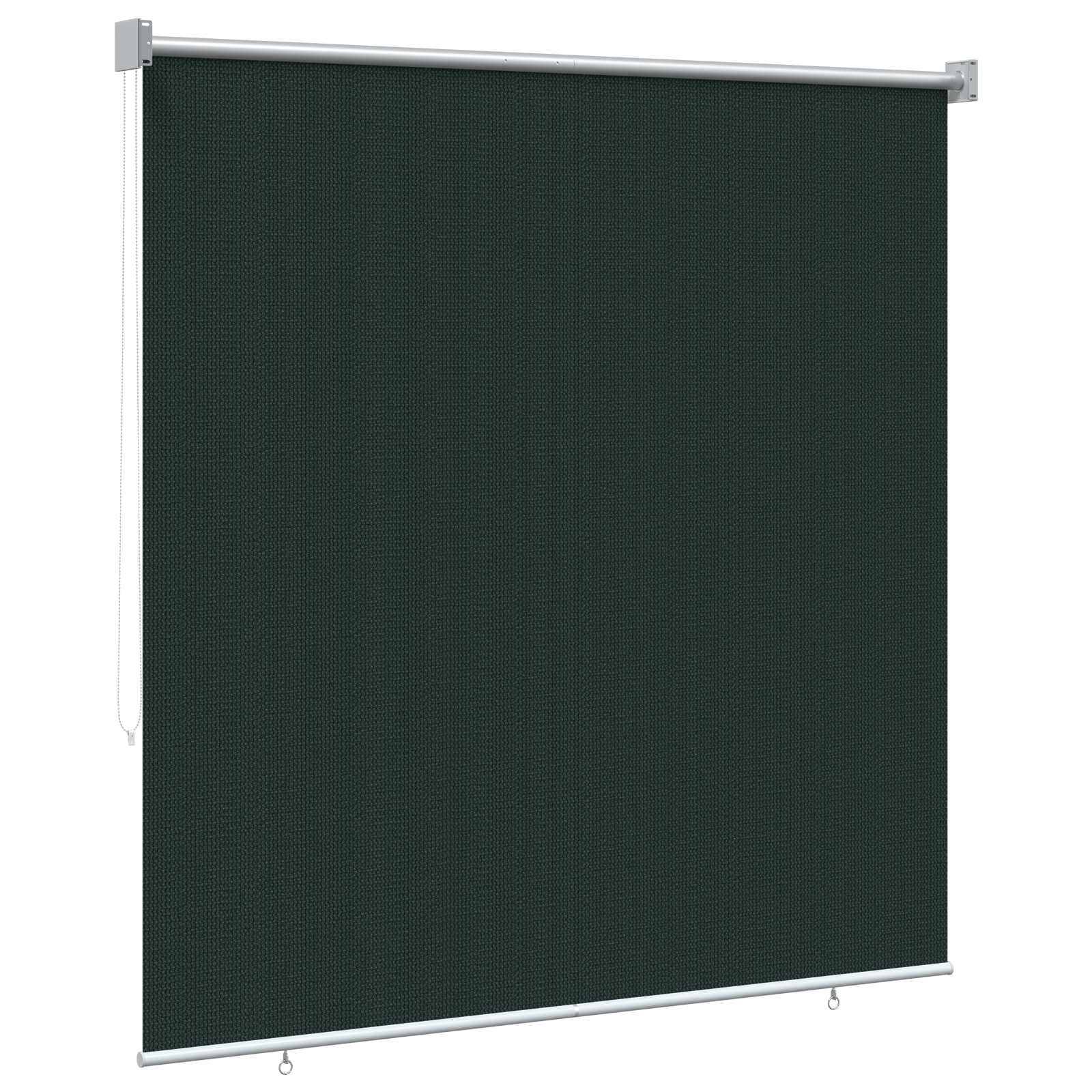 Buitenrolgordijn 90% UV-blok Donkergroen 160 x 230 cm HDPE