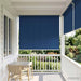 Buitenrolgordijn 90% UV-blok Blauw 80 x 140 cm HDPE