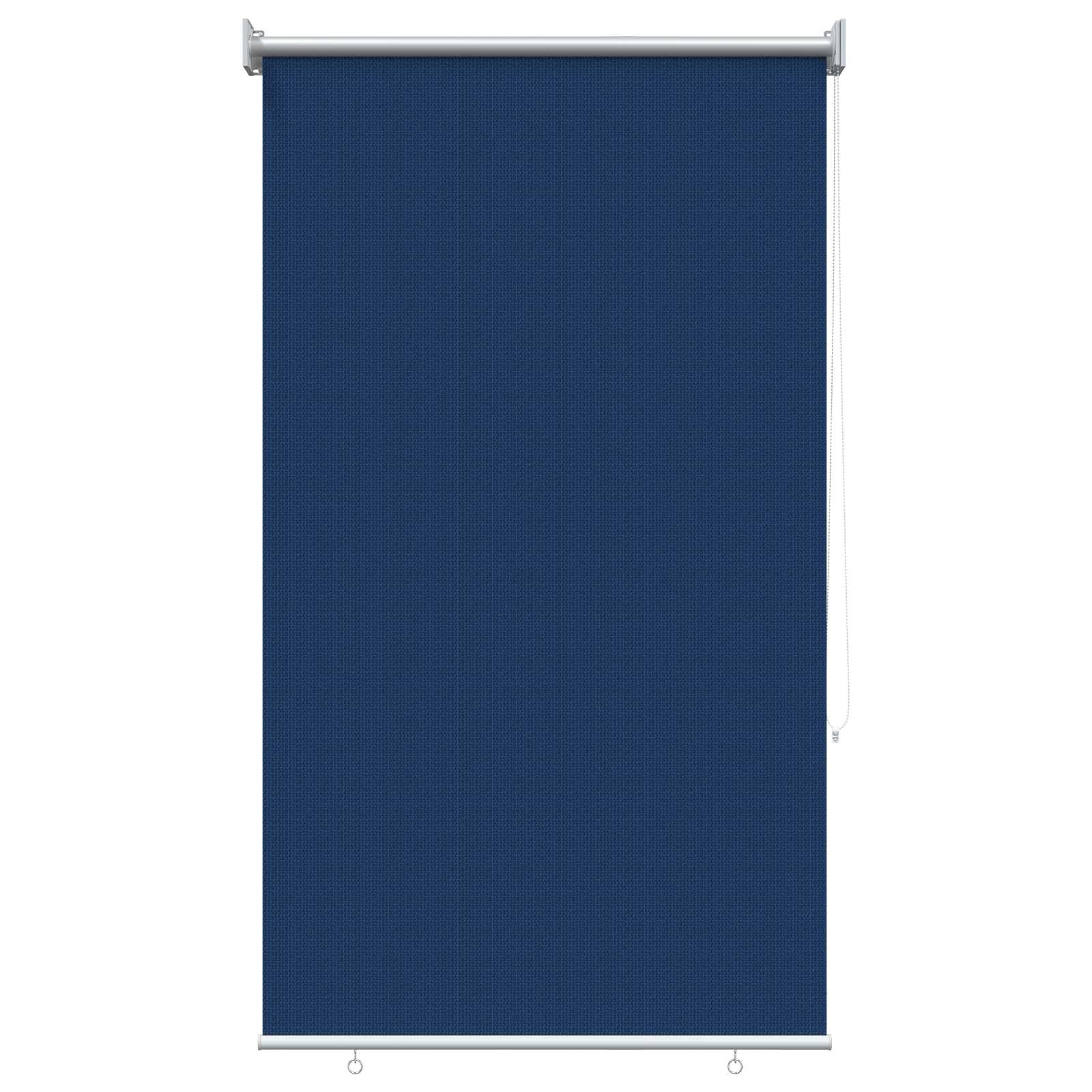 Buitenrolgordijn 90% UV-blok Blauw 80 x 140 cm HDPE