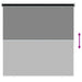 Buitenrolgordijn 90% UV-blok Zwart 140 x 140 cm HDPE