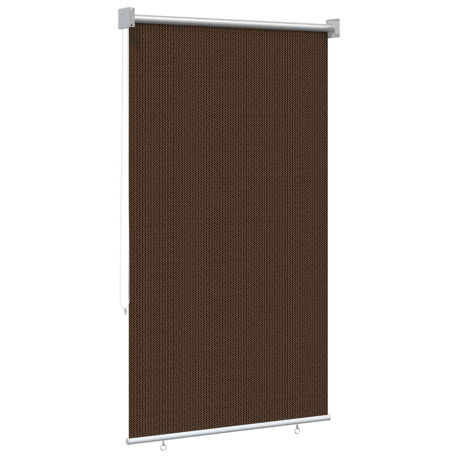 Buitenrolgordijn 90% UV-blok Bruin 60 x 140 cm HDPE