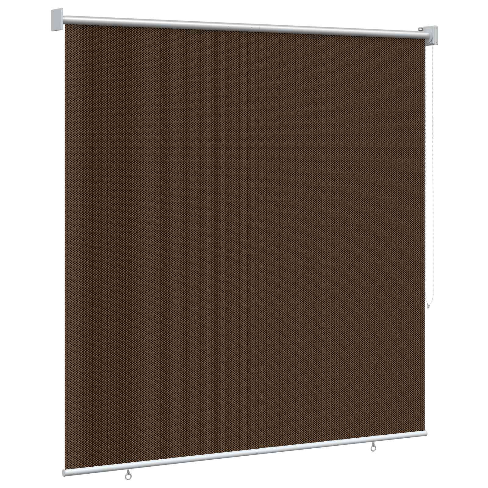 Buitenrolgordijn 90% UV-blok Bruin 140 x 140 cm HDPE