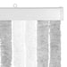 Insecten Gordijn Chenille Lichtgrijs en wit. 100 x 220 cm