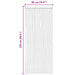 Insecten Gordijn Chenille Grijs en zwart 90 x 220 cm 100% PP