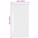Insecten Gordijn Chenille Grijs en zwart 100 x 230 cm 100% PP