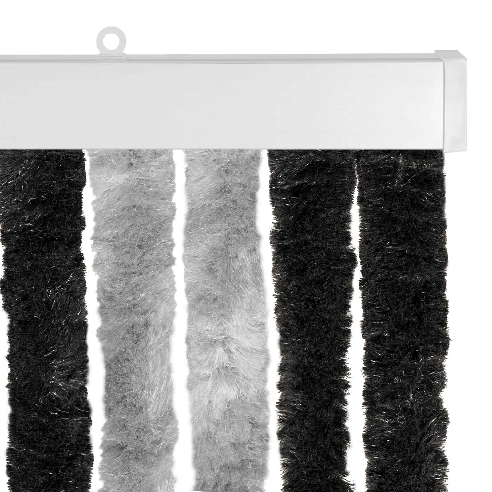 Insecten Gordijn Chenille Grijs en zwart 118 x 220 cm 100% PP