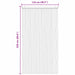 Insecten Gordijn Chenille Grijs en zwart 118 x 220 cm 100% PP