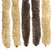 Insecten Gordijn Chenille Donkerbruin, Beige 100 x 200 cm