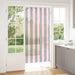 Insecten Gordijn Chenille Zilvergrijs en Roze 90 x 200 cm