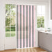 Insecten Gordijn Chenille Zilvergrijs en Roze 100 x 220 cm