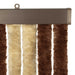 Insecten Gordijn Chenille Bruin en beige 56 x 185 cm 100% PP