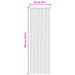 Insecten Gordijn Chenille Grijs en Wit 56 x 185 cm 100% PP