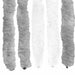 Insecten Gordijn Chenille Grijs en Wit 100 x 200 cm 100% PP