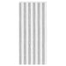 Insect gordijn Chenille Grijs en Wit 100 x 230 cm 100% PP