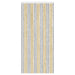 Insecten Gordijn Chenille Grijs en Beige 90 x 200 cm 100% PP