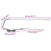 LED-strip 55 cm Meerkleurig PVC