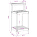Buiten pottingbank 56,5 x 48,5 x 107 cm Massief Acaciahout