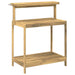 Buiten pottingbank 86,5 x 48,5 x 106 cm Massief Acaciahout Wit