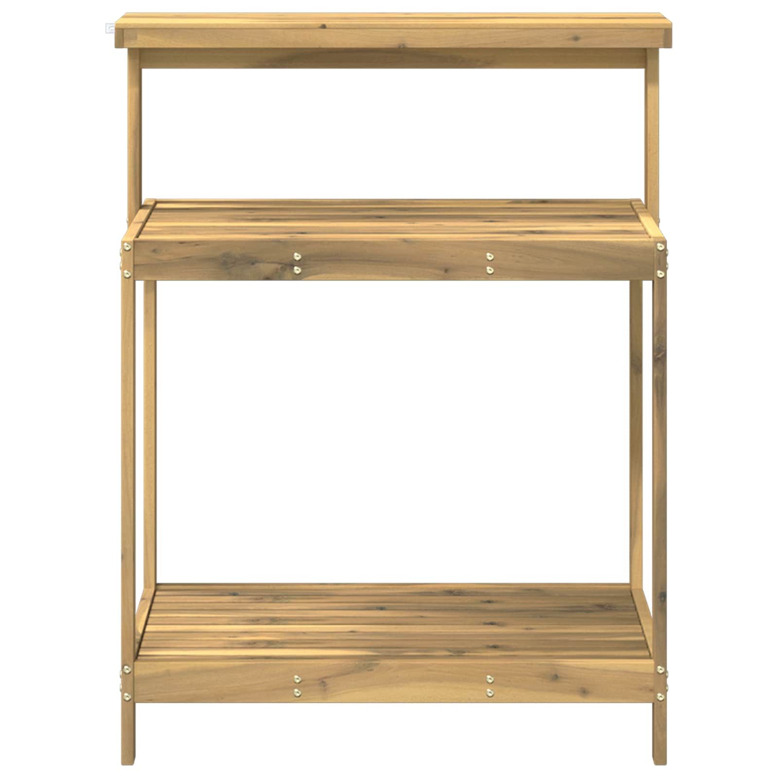 Buiten pottingbank 86,5 x 48,5 x 106 cm Massief Acaciahout Wit