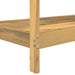 Buiten pottingbank 111,5 x 48,5 x 107 cm Massief Acaciahout Wit