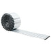 Gazonrand 20 m x 10 cm Gegalvaniseerd staal zilver