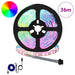 LED-strip 12 st Zwart en transparant Koper en kunststof