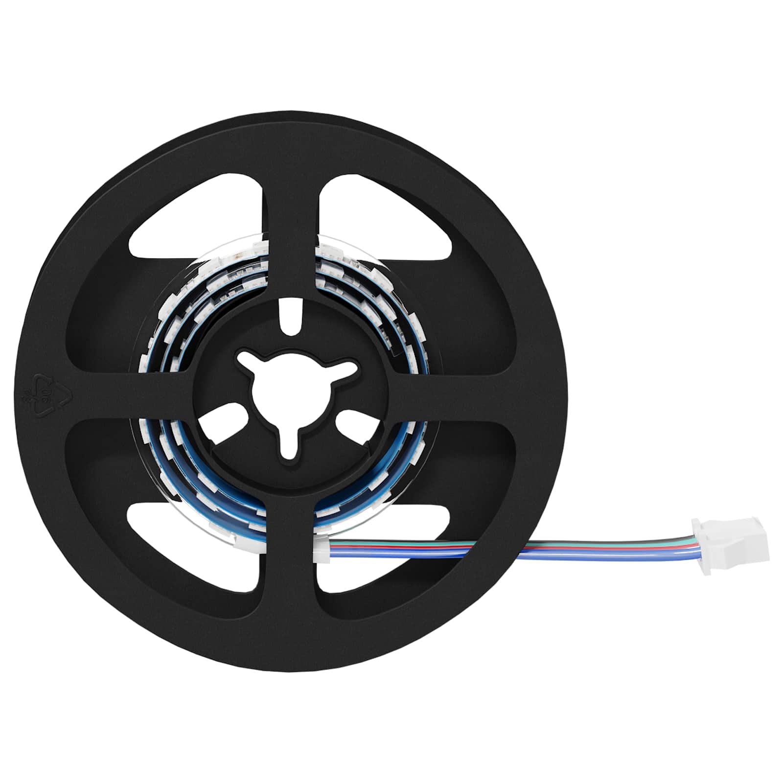LED-strip 2 st Zwart en transparant Koper en kunststof