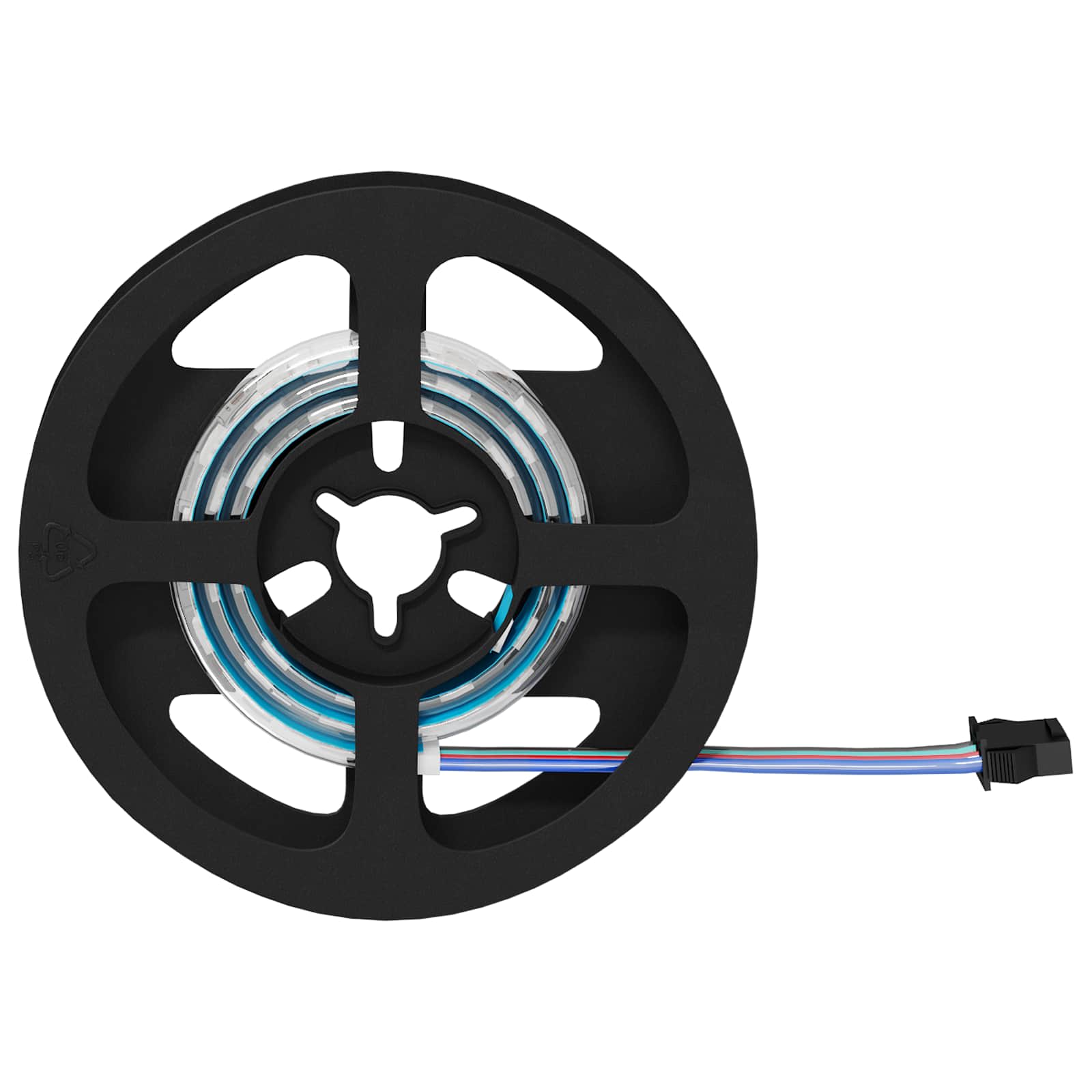 LED-strip 12 st Zwart en transparant Koper en kunststof