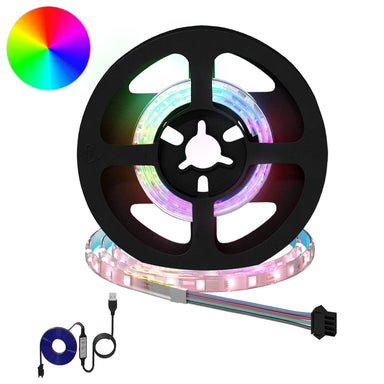 LED-strip 2 st Zwart en transparant Koper en kunststof