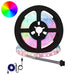 LED-strip 2 st Zwart en transparant Koper en kunststof