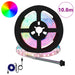 LED-strip 12 st Zwart en transparant Koper en kunststof