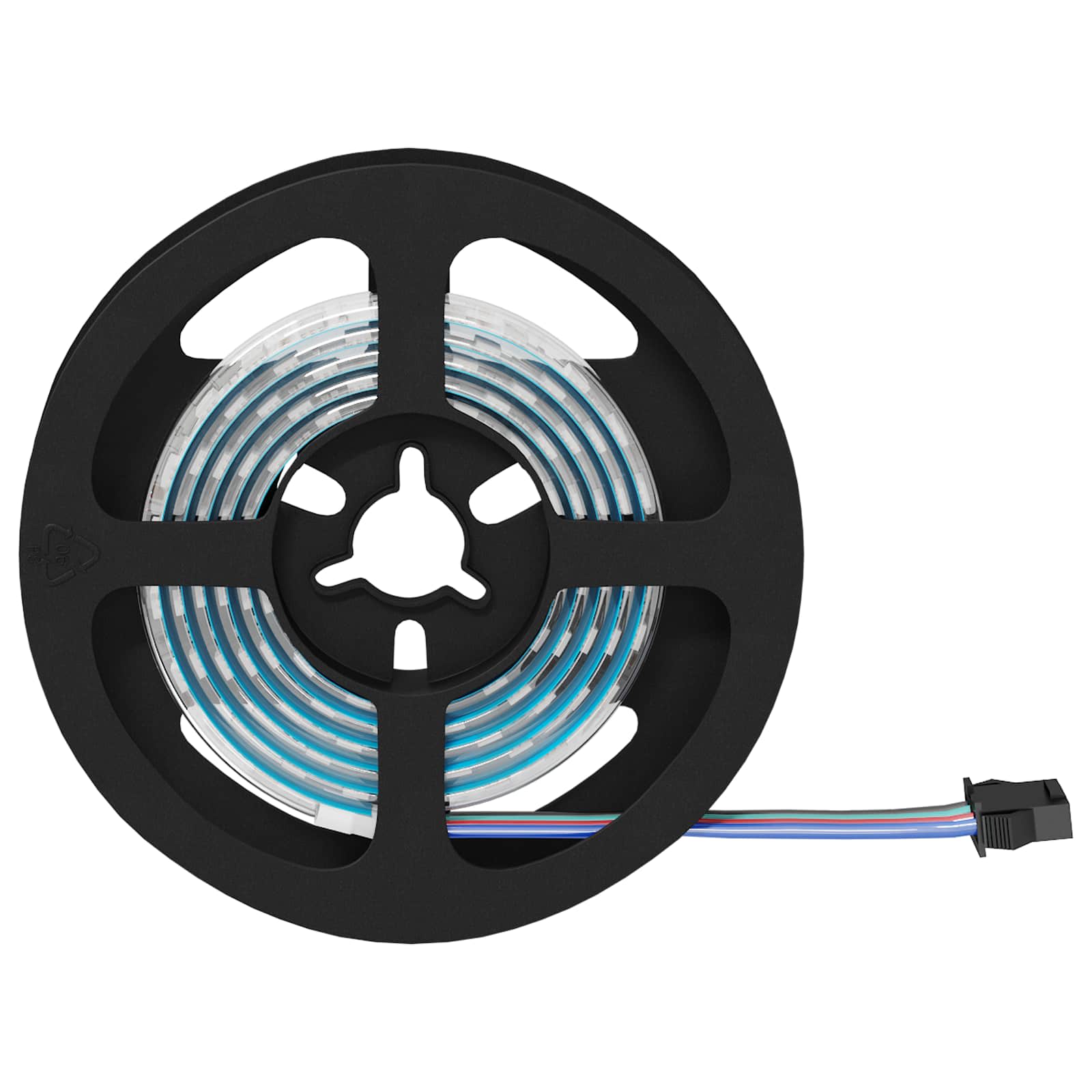 LED-strip 12 st Zwart en transparant Koper en kunststof