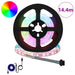 LED-strip 12 st Zwart en transparant Koper en kunststof